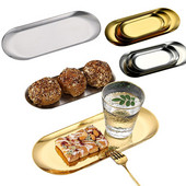 Nerūdijančio plieno rankšluosčių padėklas Metalinis laikymo organizatorius indų lėkštė vonios kambario kosmetiniams stalviršiams auksinis laikiklis kosmetikai papuošalams