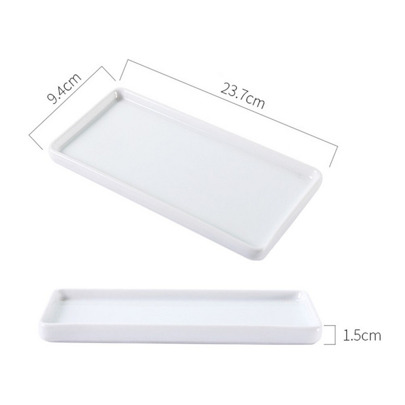 Tavă pentru bijuterii Vasă din ceramică Organizator Inel de depozitare Suport de toaletă pentru baie Farfurie de bucătărie Săpun cosmetic Parfum Toaletă pentru prosop