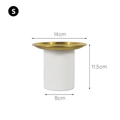 Száraz gyümölcstál Kozmetika Tálca Uzsonnák Edények Kulcsok Tárolódoboz Asztali egyéb Tartály fém borítással Otthoni dekoráció szervezők