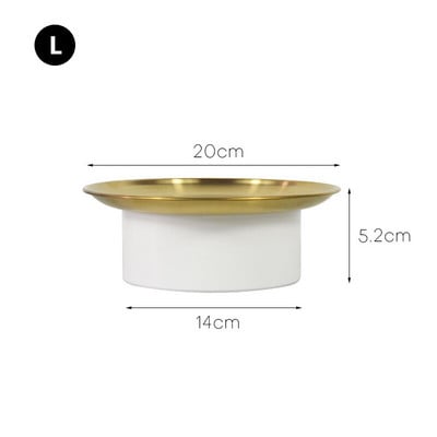 Száraz gyümölcstál Kozmetika Tálca Uzsonnák Edények Kulcsok Tárolódoboz Asztali egyéb Tartály fém borítással Otthoni dekoráció szervezők