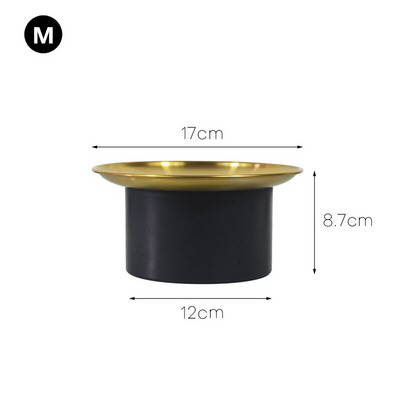 Száraz gyümölcstál Kozmetika Tálca Uzsonnák Edények Kulcsok Tárolódoboz Asztali egyéb Tartály fém borítással Otthoni dekoráció szervezők