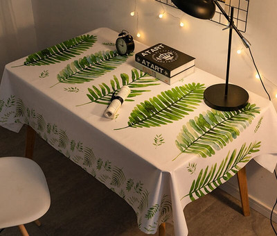 PVC stolnjaci nordijskog stila Kuhinjski vodootporni plastični stolnjaci otporni na ulja Pravokutni ispis Dekoracija kućnog stola za blagovanje