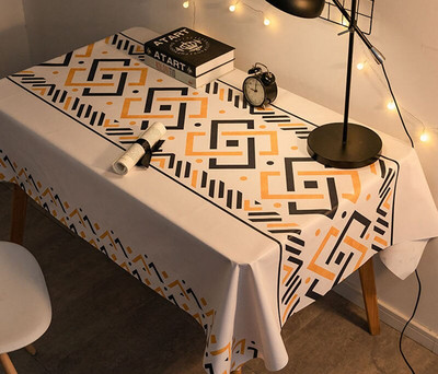 PVC stolnjaci nordijskog stila Kuhinjski vodootporni plastični stolnjaci otporni na ulja Pravokutni ispis Dekoracija kućnog stola za blagovanje