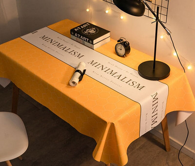 PVC stolnjaci nordijskog stila Kuhinjski vodootporni plastični stolnjaci otporni na ulja Pravokutni ispis Dekoracija kućnog stola za blagovanje