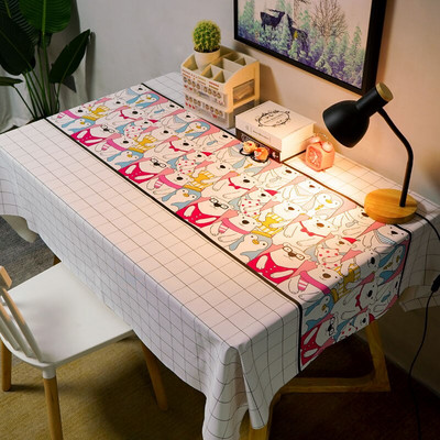 PVC stolnjaci nordijskog stila Kuhinjski vodootporni plastični stolnjaci otporni na ulja Pravokutni ispis Dekoracija kućnog stola za blagovanje