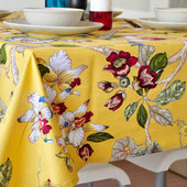 Europa Retro staltiesė su gėlėmis marginta stačiakampio formos staltiesė nėriniuota staltiesė vestuvėms Karštas išpardavimas