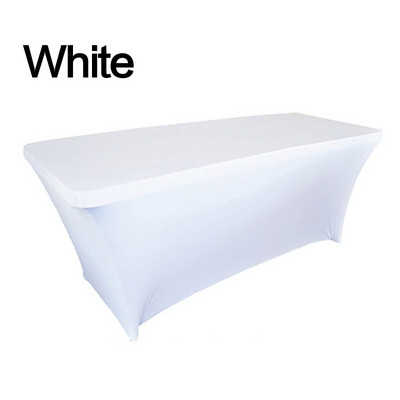 New Cocktail High Stretch Spandex esküvői szálloda születésnapi asztaltakaró büféterítő asztalgarnitúra terítő dekoráció 183x76x76cm