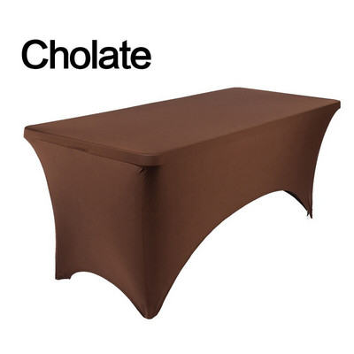 New Cocktail High Stretch Spandex esküvői szálloda születésnapi asztaltakaró büféterítő asztalgarnitúra terítő dekoráció 183x76x76cm