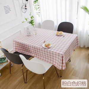 PVC asztalterítő vízálló és olajálló terítő Egyszerű négyzet alakú kockás terítő fehér nyomtatott fekete szürke terítő teaasztalhoz