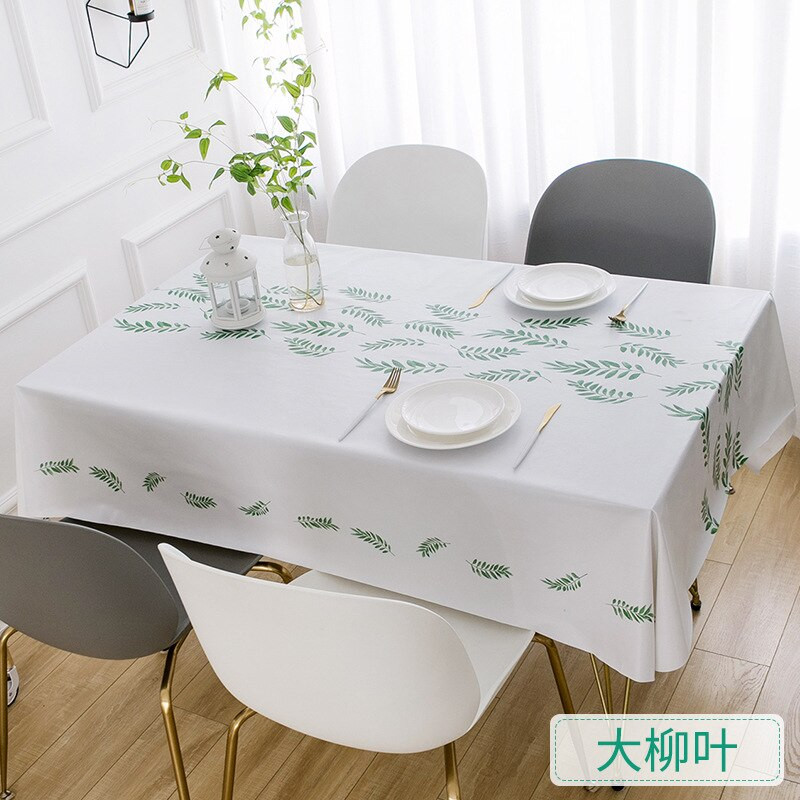 PVC asztalterítő vízálló és olajálló terítő Egyszerű négyzet alakú kockás terítő fehér nyomtatott fekete szürke terítő teaasztalhoz