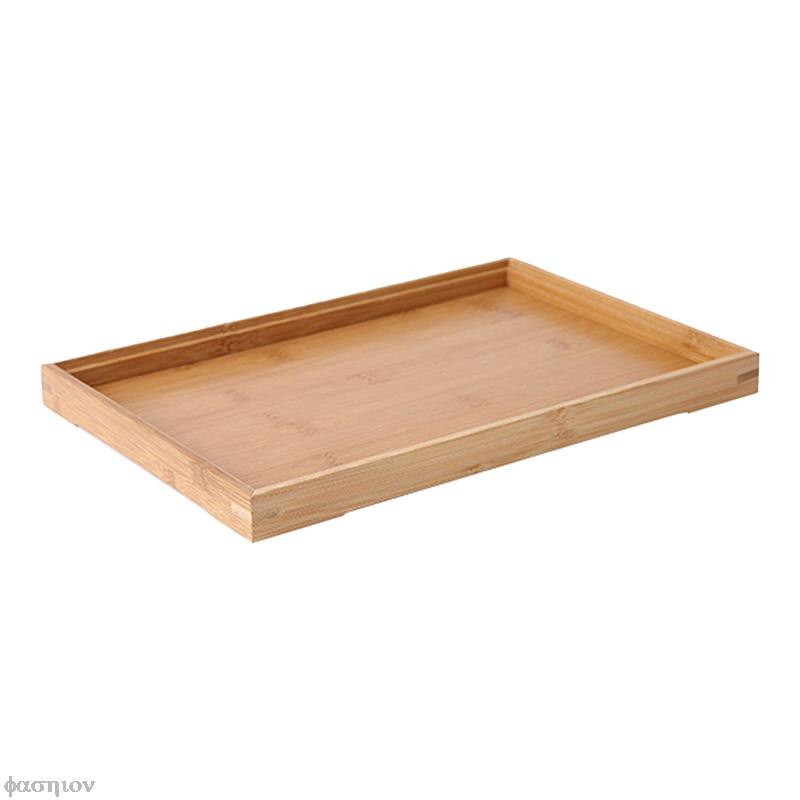 Fa bambusz tálca teáscsésze csészealj tálcák gyümölcstál tároló raklap tányér dekoráció japán ételek négyszögletes tányér 2023
