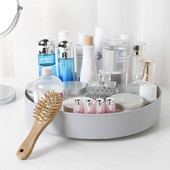 360 forgó tárolótálca Lazy Susan lemezjátszó rendszerező fűszertartók lemezjátszó konyhai rendszerező kamrához fürdőszobai mosdókagylóhoz