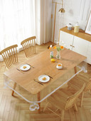 Prozirni stolnjak od čipke od PVC-a, vodootporne navlake za stol otporne na ulje, okrugle kvadratne stolnjake prilagođene štitnike za stolnjake