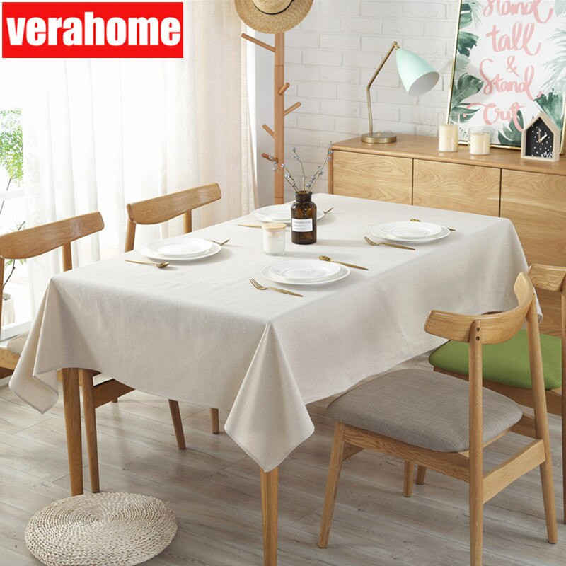 Bumbac alb solid din dantelă bej Față de masă decorativă Față de masă de bucătărie Husă de masă dreptunghiulară Decor pentru petrecere