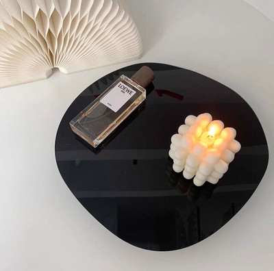 Stil mijlociu antic Tavă acrilică în formă specială Stil Ins neregulat Aceeași tavă pentru aromaterapie Decorare Placă de suport inferioară Cadou