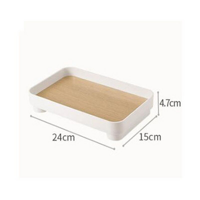 Tálca dekorációs tálca lakberendezési tányér rendező kozmetikai tároló doboz ékszertálca négyszögletes parfüm kulcs asztali tároló állvány