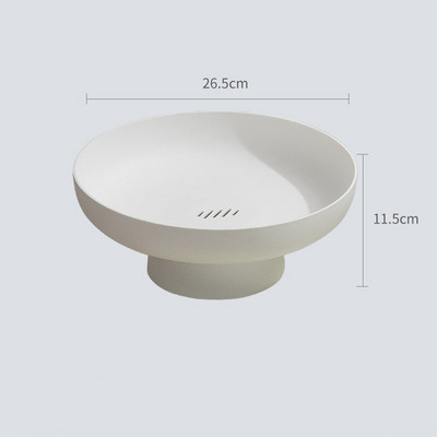 Vaisių padėklas Svetainė Buitinė ABS vaisių krepšelis Daugiafunkcinė užkandžių lentynėlė Europos saldainių paprasta laikymo lėkštė Namų dekoras