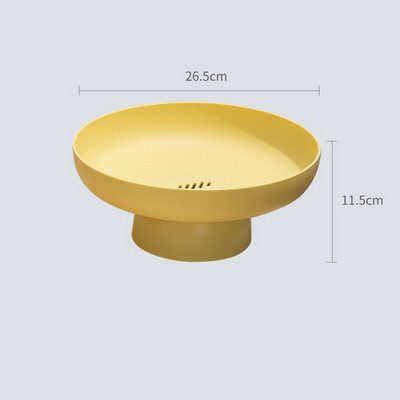 Vaisių padėklas Svetainė Buitinė ABS vaisių krepšelis Daugiafunkcinė užkandžių lentynėlė Europos saldainių paprasta laikymo lėkštė Namų dekoras