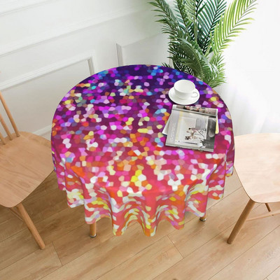 Sparkle Tiger Print staltiesė Auksinė blizganti juostelė sodo poliesterio staltiesė Elegantiška didmeninė apsauga spausdinta staltiesė