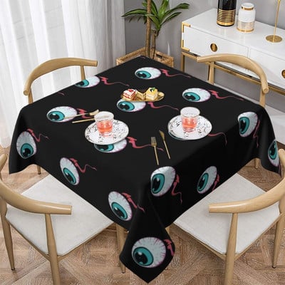 Eyes staltiesė Įvairios Evil Eye Kawaii individualizuotos staltiesės Gimtadienio vakarėlio didmeninė apsauga, poliesterio staltiesė