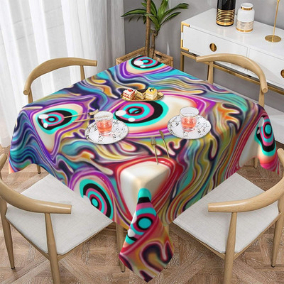 Eyes staltiesė Įvairios Evil Eye Kawaii individualizuotos staltiesės Gimtadienio vakarėlio didmeninė apsauga, poliesterio staltiesė