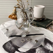 Akrilna ladica, prozirna ins stilska ladica za pohranu, pohrana raznih stvari, aromaterapijski ukrasi, nordijska dekoracija, tanjur za pohranu, dar