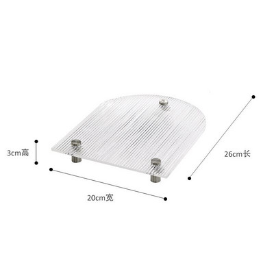 Akrilna ladica, prozirna ins stilska ladica za pohranu, pohrana raznih stvari, aromaterapijski ukrasi, nordijska dekoracija, tanjur za pohranu, dar