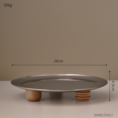 Minimalistický úložný podnos z nehrdzavejúcej ocele, moderný bytový dekor, úložný podnos na šperky, servírovací podnos na kozmetiku, dekoratívny tanier, darček