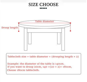 Λευκό στρογγυλό τραπεζομάντιλο πλαστικό PVC αδιάβροχο λαδόπανο Τραπεζάκι σαλονιού Τραπεζομάντιλο υφασμάτινο κάλυμμα Ματ Διακόσμηση σπιτιού Mantel