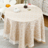 French Ins Style Medvilninis audinys Staltiesė Plaunamas kutas Stalas stalui nappe de table Stalo užvalkalas Tafelkleed mantel mesas