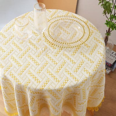 French Ins Style Medvilninis audinys Staltiesė Plaunamas kutas Stalas stalui nappe de table Stalo užvalkalas Tafelkleed mantel mesas