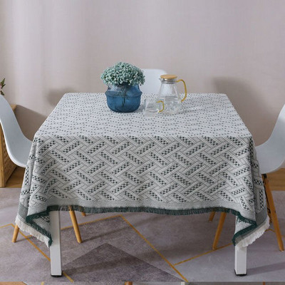 French Ins Style Medvilninis audinys Staltiesė Plaunamas kutas Stalas stalui nappe de table Stalo užvalkalas Tafelkleed mantel mesas