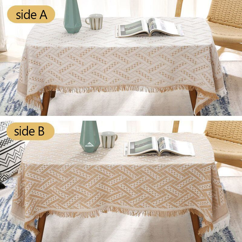 French Ins Style Medvilninis audinys Staltiesė Plaunamas kutas Stalas stalui nappe de table Stalo užvalkalas Tafelkleed mantel mesas