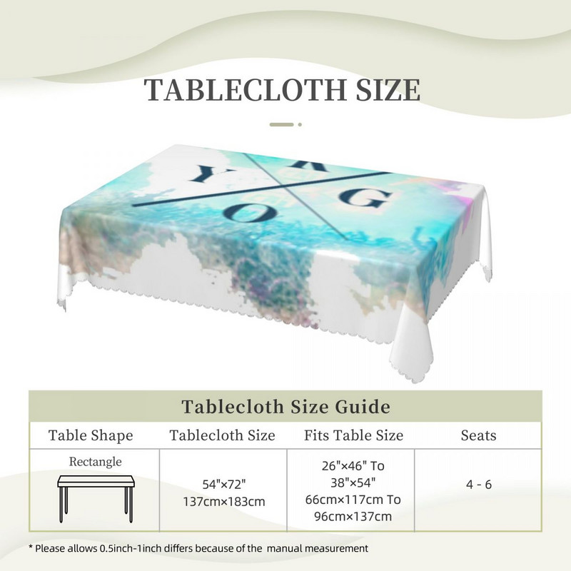 Kygo Stolnjak Pomoćni stol Blagovaonski stolovi Bijeli stolnjak Stolnjak Vodootporan