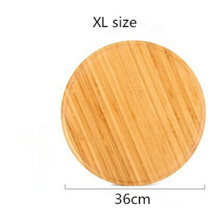 Kerek bambusz tálaló tálca Tea sütemény torta tálca sajttábla étkészlet Környezetbarát fa tányérok Konyhai eszközök partikhoz