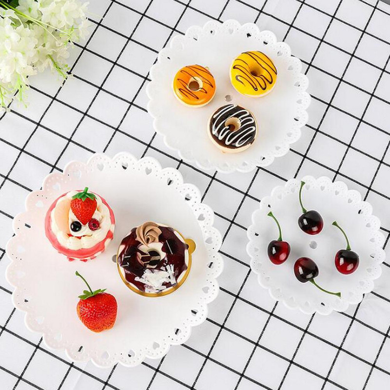 Európai gyümölcstál háromrétegű uzsonnatartó Nappali Gyümölcstányér Esküvői tortatálca Tortatartó cukorka tálca ételklip küldésére