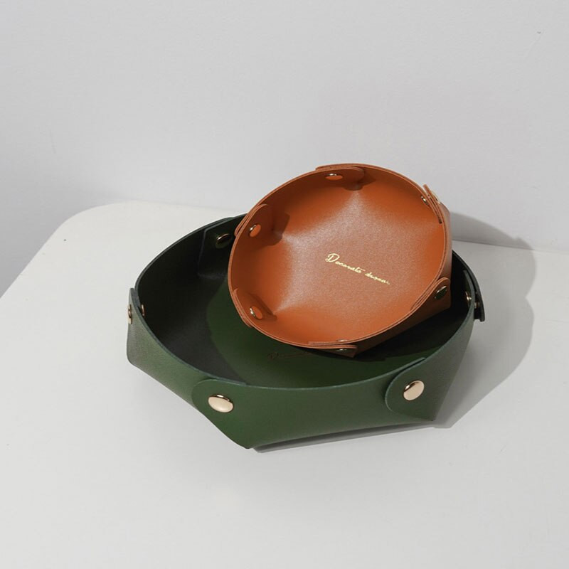 Nauja Nordic Ins odinė stalinio kompiuterio laikymo dėžutė, raktų durelės, kosmetiniai papuošalai, prieangis, įvairių daiktų laikymo dėžutė, įvairių daiktų laikymo dėklas