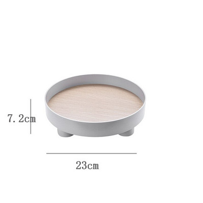 Nordijski stil Art Pladanj za pohranu Trijem Organizator za dnevnu sobu Pladanj Ukrasi Šalice Parfemi Mali predmeti Pladnjevi za ukrašavanje stola