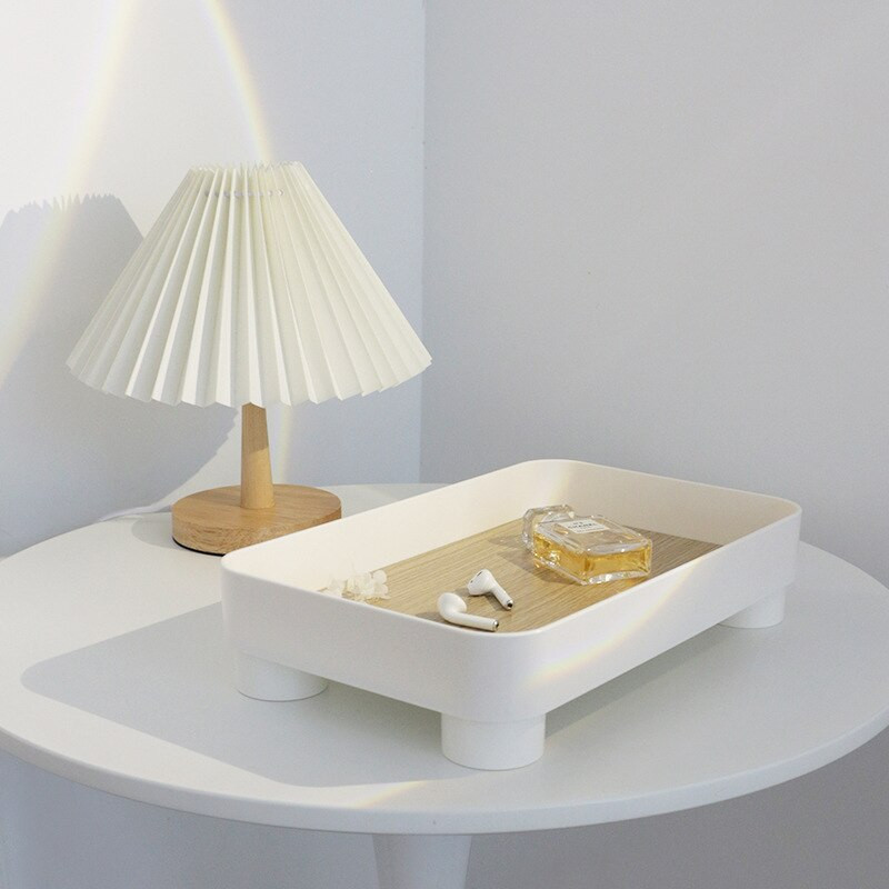 Nordic Style Art Tárolótálca Veranda nappali rendszerező Tálca Díszek Csésze Parfümök Kis tárgyak Asztali dekorációs tálcák