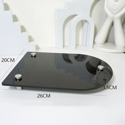 Akrilna ladica Ukrasna ladica Organizator za pohranu Pladanj za parfeme i kozmetiku Tanjuri za uređenje doma Višenamjenski ukras za stalak za pohranu