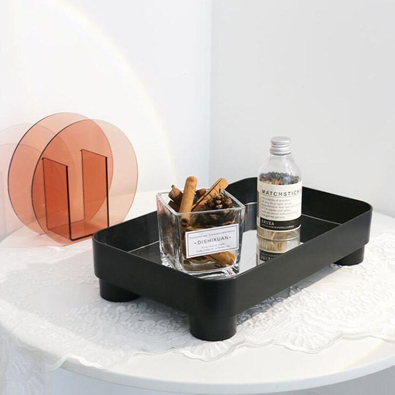 Dekoratívny organizér na tácky, úložný box, bytové dekorácie, úložný box, držiak na parfumy, držiak na sviečky, stojan na make-up, kozmetické šperky, jedlo, káva