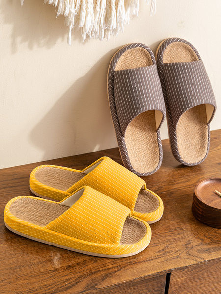 Papuci de casa de dama model nou cu talpa plata