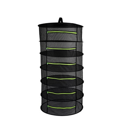 6/8 sluoksnių džiovinimo tinklelis žolelėms pakabinamas krepšelis sulankstomas sausas stovas Žolelių džiovinimo tinklelis Džiovinimo maišelis tinklelis gėlėms pumpurams augalams.