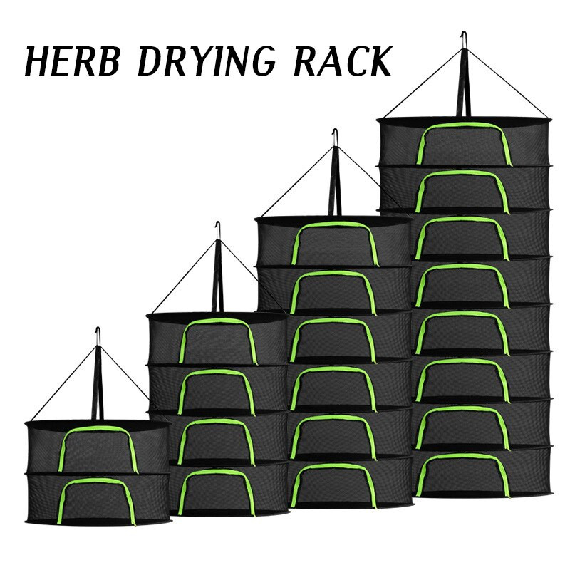 Sluoksniai Žolelių džiovinimo tinklelis Pakabinamas krepšelis Sulankstomas sausas stovas Žolelių džiovinimo tinklas Džiovinimo maišelis Tinklelis gėlėms pumpurams Augalams Organizatorius