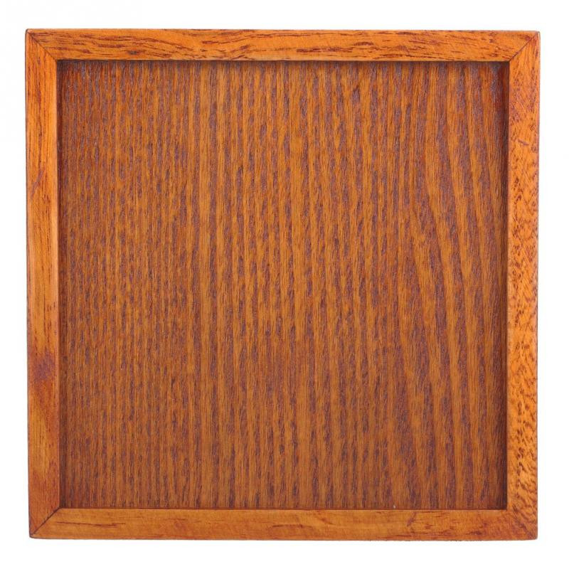 Mažos nešiojamos formos medžio masyvo arbatos Kavos užkandžiai Maisto patiekalai Serviravimo padėklas Vakarienės lėkštės medinis padėklas