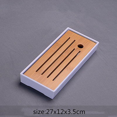 WSHYUFEI Kinijos bambuko padėklas arbatos padėklas vaisių patiekalas Drenažas Vandens laikymas Stalas Arbata Arbatos ceremonijos etiketas Arbata Priedai