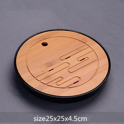 WSHYUFEI Kinijos bambuko padėklas arbatos padėklas vaisių patiekalas Drenažas Vandens laikymas Stalas Arbata Arbatos ceremonijos etiketas Arbata Priedai