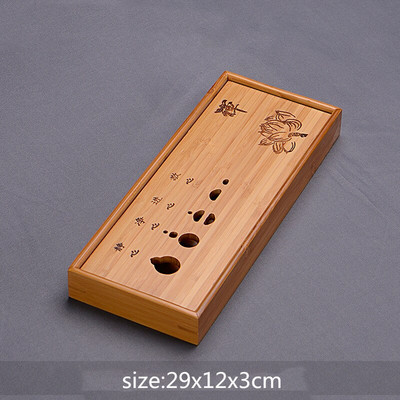 WSHYUFEI Kinijos bambuko padėklas arbatos padėklas vaisių patiekalas Drenažas Vandens laikymas Stalas Arbata Arbatos ceremonijos etiketas Arbata Priedai