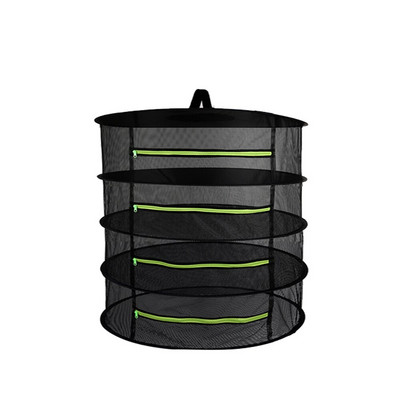 Coș suspendat 4/6/8 straturi cu fermoar Raft pliabil pentru uscat, plasă de uscare pentru ierburi, plasă pentru ierburi, flori, muguri, plante