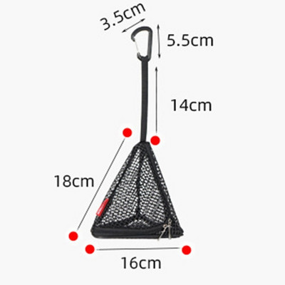 Πτυσσόμενο 4 στρώσεις Δίχτυ ψαρέματος που στεγνώνει κρεμαστό καλάθι με λαχανικά πιάτα ψαριού Στεγνωτήριο ράφι τσάντα διχτυωτό κλουβί Λουλούδια Μπουμπούκια φυτά Διοργανωτής